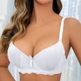 thumbnail image 2 of Everyday Bras for Women Woman Bras 36 C Super Push up Bra Women Bras plus Size Pack Wireless Bra for Women plus Size Bras for Women Push up Womens Bras Comfortable Support Sports Bras with White 36, 2 of 4