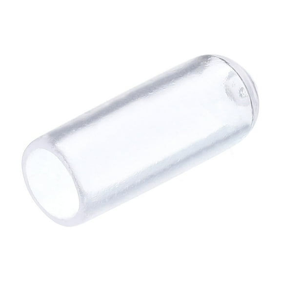 25Pcs Rubber End Caps 5mm(3/16") Vinyl Round End Cap Cover Screw Thread Protectors Clear