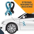 thumbnail image 7 of Magnet Me Up Support Cervical and Ovarian Cancer Survivor Teal Ribbon Magnet Decal, 3.5x7 In, Vinyl Automotive Magnet, 7 of 7