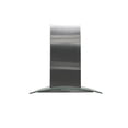 thumbnail image 1 of Campana decorativa de pared de 60 cm (24 pulgadas) IHD  CH Milan 60 en acero inoxidable y cristal curvo de pared, 1 of 2