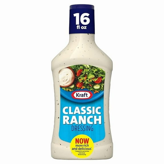 Kraft Classic Ranch Dressing, 16 fl oz Bottle