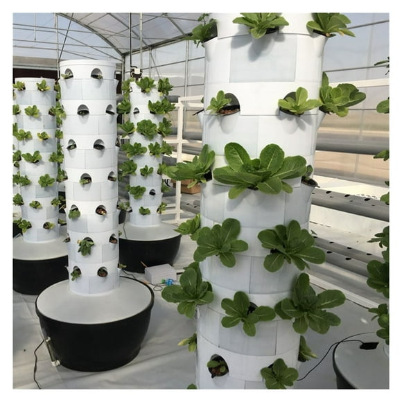 Home Garden Vertical Tower Farming Hydroponics Growing System And Aeroponic Planting High Output Smart Indoor Greenhouse ,Easy to Use