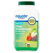 Equate Fiber Therapy Methylcellulose Caplets, 500 mg, 100 Count