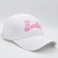 thumbnail image 4 of Sombrero de borde curvo para mujer, versión coreana, bonito sombrero de pico de pato bordado con ala curva, 4 of 6