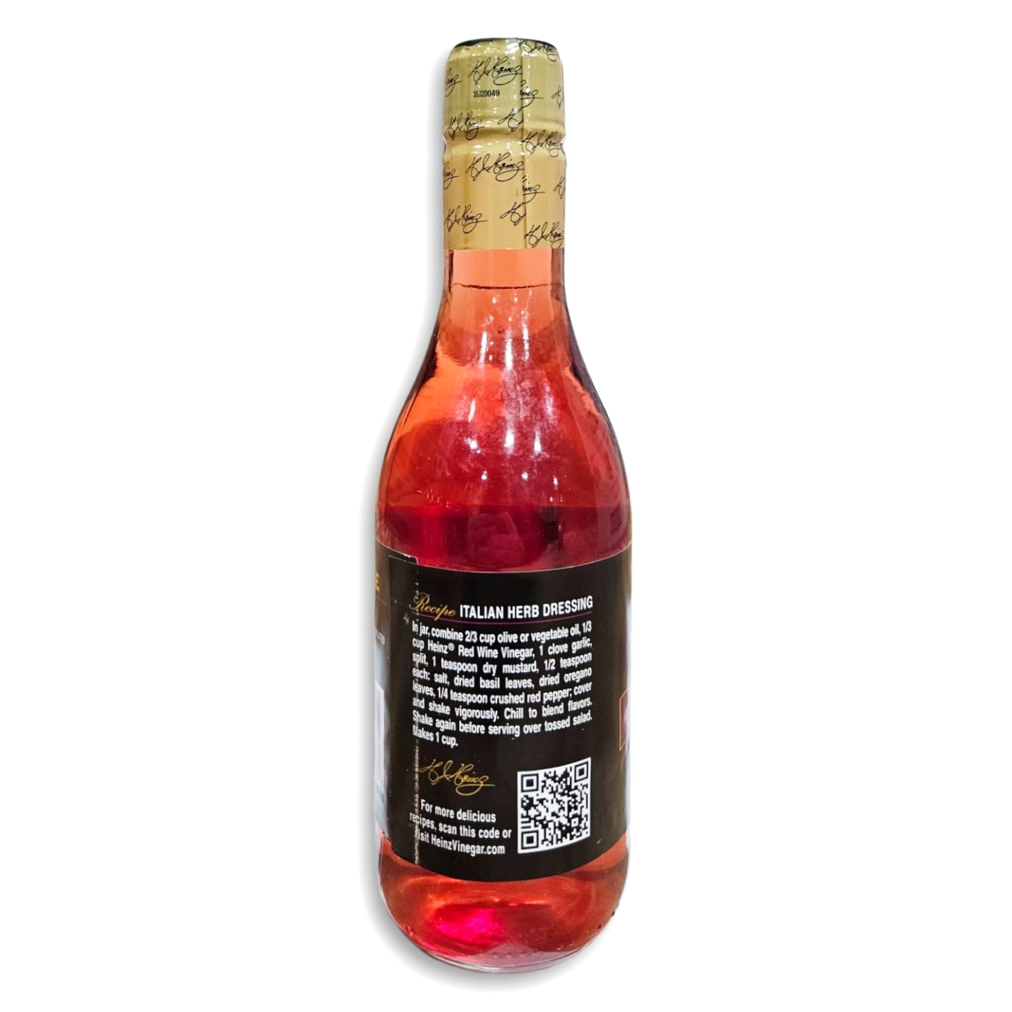 Heinz Gourmet Red Wine Vinegar Value Pack   | 12 Fl Oz | Pack of 2