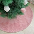 thumbnail image 5 of Pink Bling Christmas Tree Skirts, 20 inches Luxury Glitter Bright Silk Double Layers Xmas Tree Base Cover Mat for Xmas New Year Home Party Decorations, 5 of 5