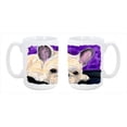 thumbnail image 1 of French Bulldog Dishwasher Safe Microwavable Ceramic Coffee Mug 15 oz., 1 of 1