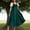 Green, variant on Mgmyaa Women's Ball Gown Sleeveless Spaghetti Straps Low Back Square Neckline Flowing Long Dress