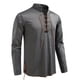 thumbnail image 2 of pstuiky hombres de manga larga, Suéter informal de manga larga con cuello redondo y cordón ajustable de color liso para hombre camisetas de hombre m, 2 of 9