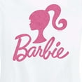 thumbnail image 3 of Barbie - Pink Glitter Silhuoette Logo - Women's Short Sleeve Graphic T-Shirt, 3 of 5