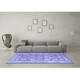 thumbnail image 3 of Ahgly Company Indoor Rectangle Oriental Blue Traditional Area Rugs, 5' x 7', 3 of 4