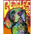 thumbnail image 3 of Dean Russo Collection 15x18 Black Modern Framed Museum Art Print Titled - Beagle Love, 3 of 5