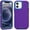 Purple blue, variant on FZCB Defender Case for iPhone 12 Mini, Heavy Duty Shockproof Anti-Slip Protective Phone Cover