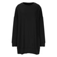 thumbnail image 5 of Ultrave Womens Sweatshirt Solid Color Long Sleeve Trendy Casual Clearance Clothes Women, 5 of 6