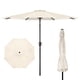 thumbnail image 1 of Sombrilla de patio iPower de 9 pies con inclinación y manivela, color beige, 1 of 7