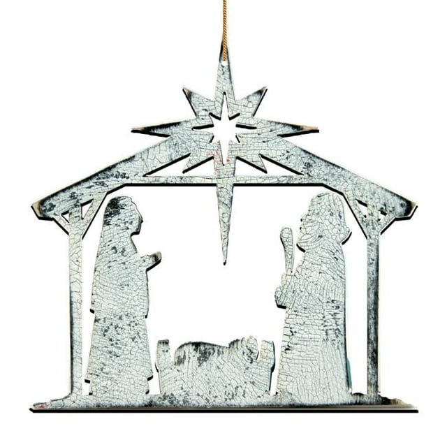 Designocracy 99851-M Nativity Holy Night Wooden Magnet
