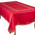 thumbnail image 2 of SARO QX227.R67104B Pandora Collection Nappe de Sapin de Noël des Fêtes Rouge, 2 of 4