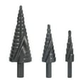 thumbnail image 2 of Broca escalonada en espiral Broca escalonada ranurada en espiral Diseño de dos flautas Alta dureza para hierro fino para placa de PVC para aleación de aluminio ANGGREK Otros, 2 of 8