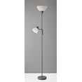 thumbnail image 4 of Mainstays 72‘’ Gray Combo Floor Lamp With Reading Lamp, Modern Design, 4 of 9
