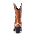 thumbnail image 6 of Cowboy Boot for Women Western Cowgirl Ankle Booties Wide Calf Winter Dress Slip on Country Shoes with Zipper, 6 of 8