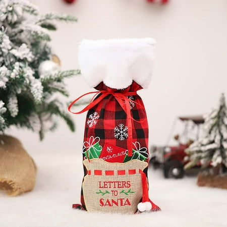 Christmas Decorations Clearance Christmas Table Decoration Christmas Holiday Table Wine Bottle Set