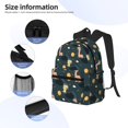thumbnail image 3 of Pofeuu Dinosaur In The Space Print Laptop Backpack Travel Canvas Backpack for School Lightweight and Comfortable Backpack College Backpack Schoolbag, 3 of 6