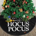 thumbnail image 3 of Falda para árbol de Navidad de Hocus Pocus, suave y divertida, collar para árbol de Navidad, decoración navideña de granja de 48", 3 of 4