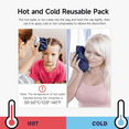 thumbnail image 4 of FORICOM Reusable Ice Pack for Injuries, 11" Hot Cold Therapy Bag for Pain Relief, Swelling, Muscle Aches, Sprains & First Aid, 4 of 6