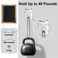 thumbnail image 3 of 25pcs Wall Picture Hooks, TSV Heavy Duty Frames Hanger for Mirrors & Art, Holds 40 lbs, 3 of 7
