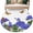 White Dark Blue, variant on Purple Spring Floral Round Area Rug 8Ft Washable Large Circle Rugs for Living Room Dorm, Butterfly Farmhouse Non-Slip Carpet Floor Mats Indoor Outdoor Carpet Runner Aesthetic Home Decor