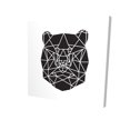 thumbnail image 1 of Geometric bear head - 36"x36" canvas - Print on demand, 1 of 5