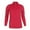 Red, variant on Monterey Club Women's Solid Tailored Collar Long Sleeve Golf Polo Shirt #2671