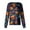 Dark Blue, variant on WTOBBY Halloween Themed Women's Dry Nurse Top Casual Long Sleeve Single Breasted Button Down Shirt - Ideal for Costume Parties and Professional Medical Workwear Attire,Black S