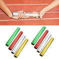 thumbnail image 2 of 5 Pcs Aluminum Track Field Relay Batons Field Race Batons Running Race Team Equipment for Students Athletes Office Outdoor Sports Practice, 2 of 8
