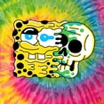 thumbnail image 2 of Tee Luv Men's SpongeBob SquarePants Cartoon Skull Saturn Tie Dye Shirt (M), 2 of 3