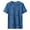 #Dark Blue, variant on Xixinqiwan Men's Crew-Neck Short Sleeve T-Shirt Soft Comfort Keep Tucked Undershirt Breathable Cotton Modal Blend Tee
