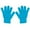 Sky Blue, variant on Winter Knit Gloves for Men and Women, Stretchable Full Finger Gloves, Acrylic Warm Gloves, 15 Color Options, One Size Fits Most, Outdoor Sports Gloves, Cold Weather Gloves - Black