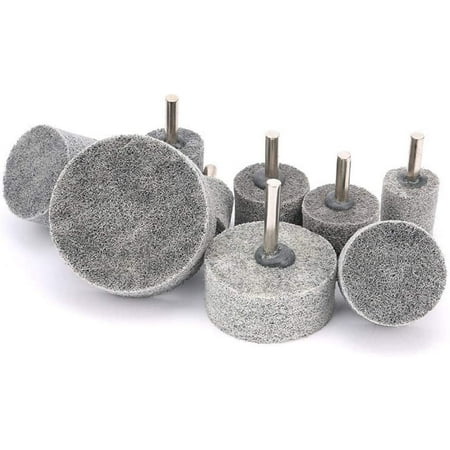 

Egebert 1Pcs 6mm Shank Fiber Nylon Special Mounted Point Grinding Head for Mould Finish Polish Grinder Rotary Tools 30