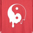 thumbnail image 2 of Instant Message - Melty Yin Yang - Women's Lightweight French Terry Pullover, 2 of 6
