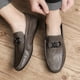 thumbnail image 3 of Zapatos de hombre de verano, transpirables, de moda, estilo coreano, zapatos de cuero, de moda, casuales, combinables, para todo tipo de ocasiones, para hombre, 3 of 6