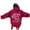Wine, variant on Women's Letter Print Hoodies Long Sleeved Hoodie With Pockets Womens Full Zip Hoodie Knitted Sweatshirt French Sweatshirt Women Hooded Women Pullover Hoodies Zip up Jacket Tight Brown XL