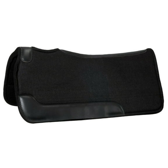 Tough 1 Saddle Pad 3/4" Contour Felt Absorbing 32 x 32 Black 31-2575