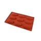 thumbnail image 1 of Kearding Molde de autoensamblaje para hornear pasteles de silicona con forma de concha de 9 cavidades, postre, Fondant, pudín, Mousse, Herramientas y accesorios para hornear Rojo oscuro, 1 of 6