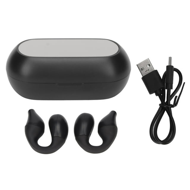 Auriculares Bluetooth de oído abierto con cancelación de ruido de alta fidelidad, impermeables, con clip, inalámbricos para ciclismo, conducción y deportes.