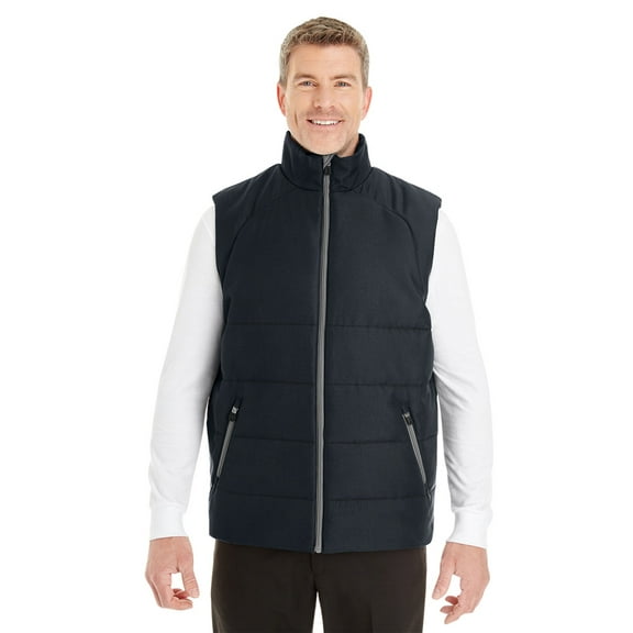 NE702 MEN'S ENGAGE INTERACTIVE INSULATED VEST BLACK GRAPHITE 3XL