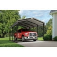thumbnail image 3 of Arrow 12 x 20 x 9 ft Charcoal Carport, 3 of 21