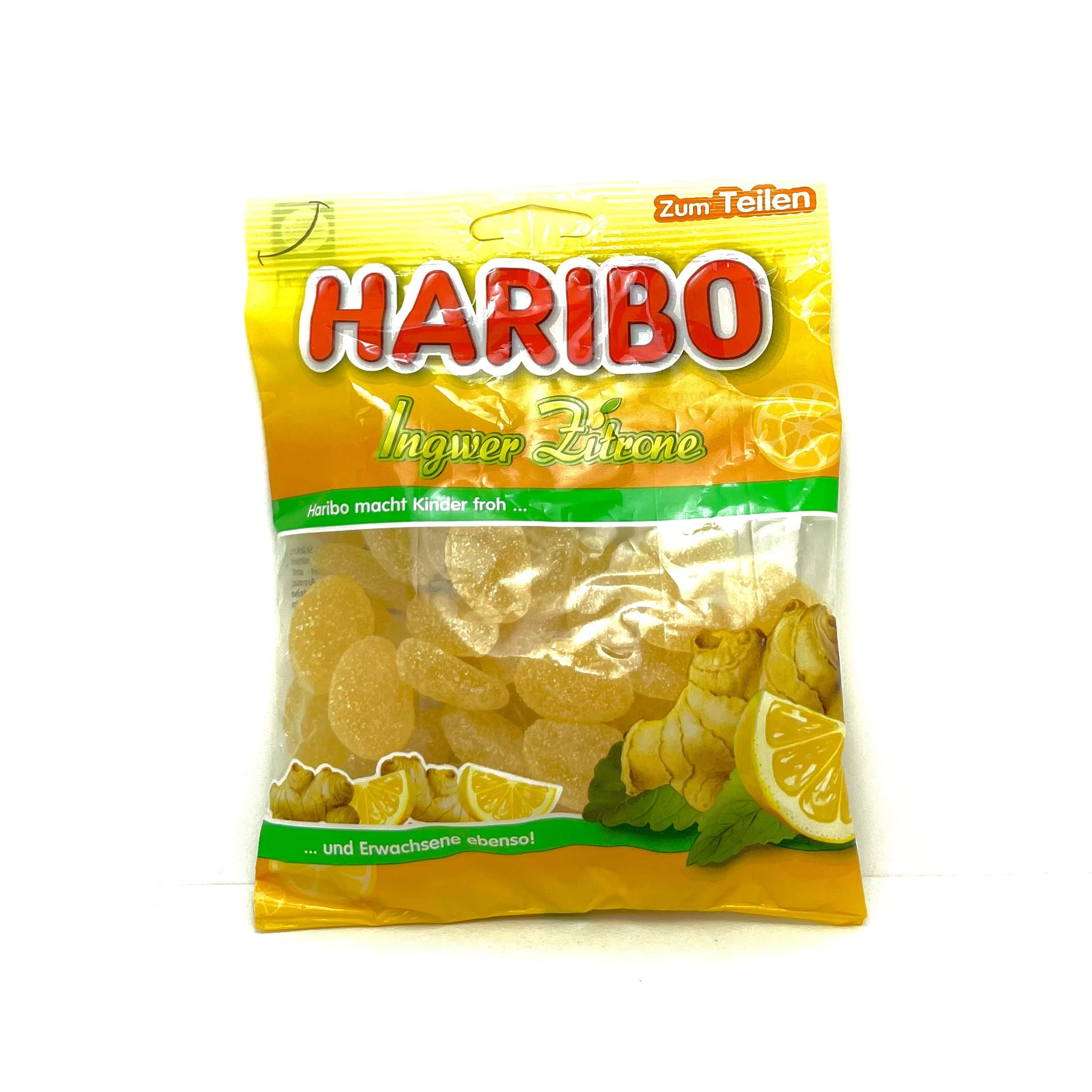 Haribo GingerLemon Gummi Candy 175g/6.17oz