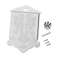 thumbnail image 3 of Bunblic 8 String Mandolin Tailpiece Replacement Metal Musical Instrument Accessory Closed with Screws Sturdy Mandolin Part with Cover Silver, 3 of 8