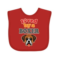 Inktastic Boxer Dog Lover Pet Owner Boys or Girls Baby Bib