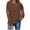 Brown, variant on Christmas Sweatshirts for Women Plus Size Sweaters Women's Fashion Long Sleeve Blouses Xmas Printed Shirts Casual Loose Comfortable Holiday Pullover Tops